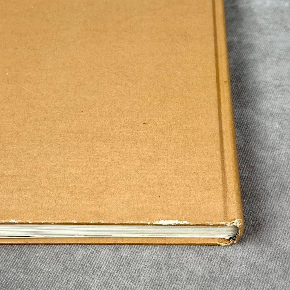 Southern Living Our Best Recipes Cookbook 1970's Vintage Hardcover Tan Retro
